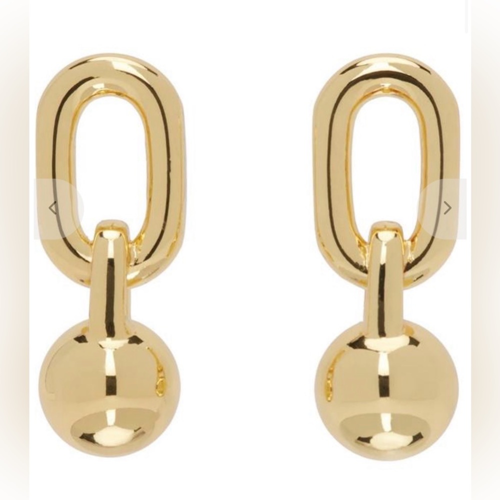 Anine Bing Link Drop Earrings ASO  Meghan Markle